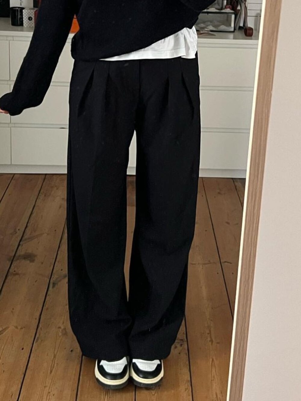 Songe Lab Sintra trouser size M Black
